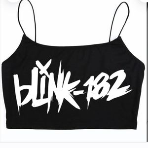 Blink 182 crop top
